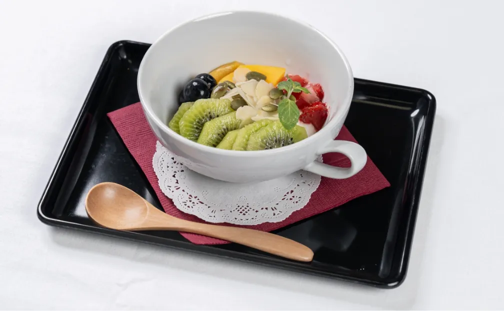 産院で提供される軽食・デザートの例